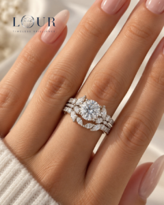 Élan Three-Piece Moissanite Ring Set