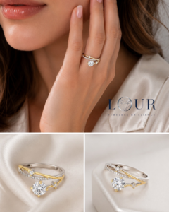 Aurora Two-Tone Ring