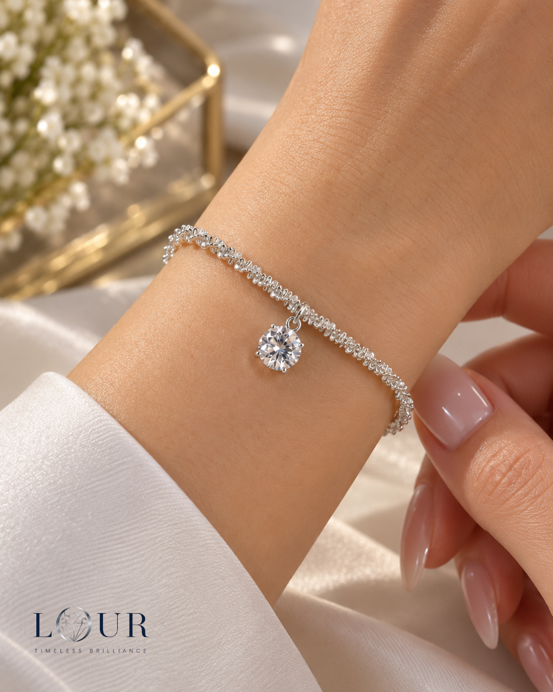 Siena Solitaire Chain Bracelet