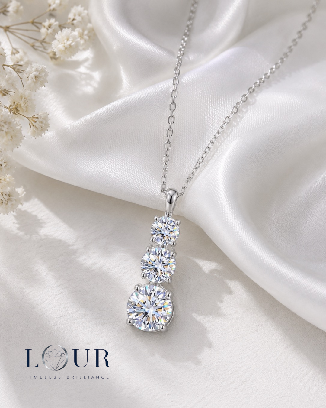 Amara Trio Necklace - Image 2