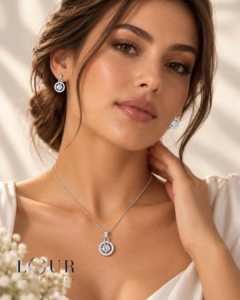 Celine Moissanite Jewelry Set