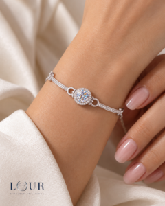 Clara Solitaire Moissanite Bracelet