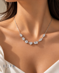 Liora Multi-Cut Moissanite Necklace