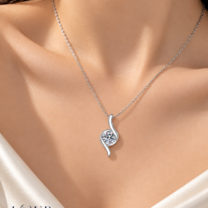 Elara Moissanite Pendant Necklace